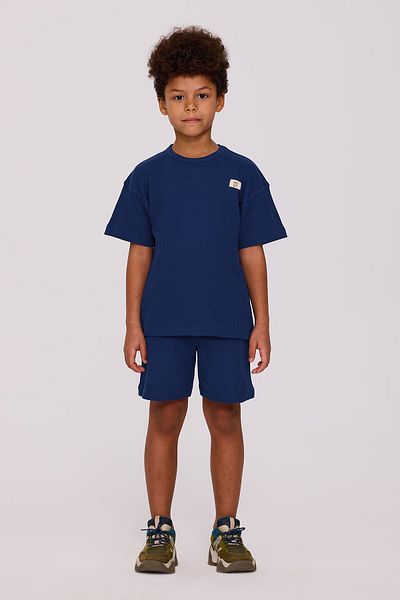 Nebbati Basic Boy Navy Blue Pajama Set