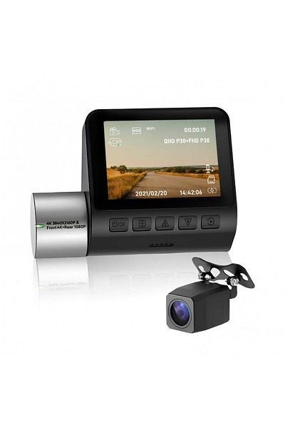 SmartHub 1 Front and rear car dash cam with 360° lens and 4K resolution