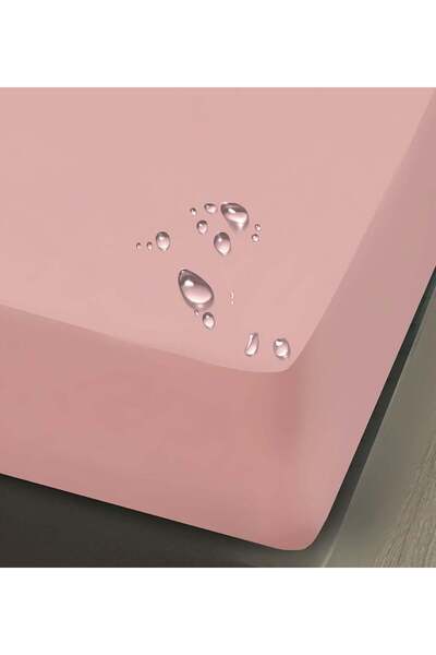 trendyhome Bed Cover, Waterproof, 160 x 200, Pink, J23419