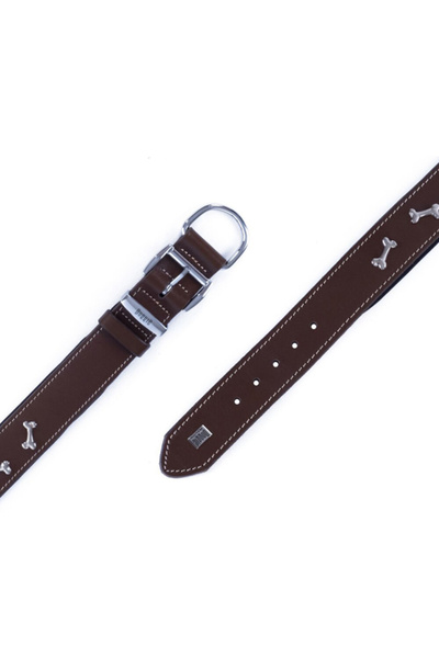 Doggie Konfor Deri Köpek Boyun Tasması Large Kahverengi 4x57-65 Cm - Petshopundan