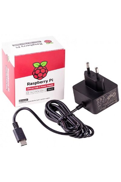 OEM Raspberry Pi 4 power supply, USB-C