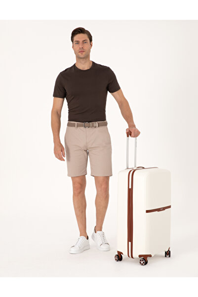 Pierre Cardin Bej Büyük Boy Valiz 50312936-VR011