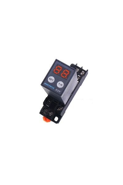 OEM Time relay with digital display, H3Y-4 DC24V, with base