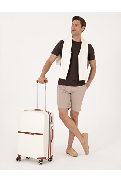 Pierre Cardin Bej Orta Boy Valiz 50312937-VR011