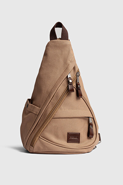 Fiyaka Gk73 Canvas Backpack Shoulder Bag Sports Bag Mink