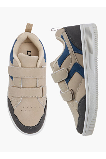 LBL by Shoexpress Panelled Sneakers with Hook and Loop Closure