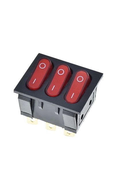 OEM Intrerupator switch triplu, KCD3, On-Off