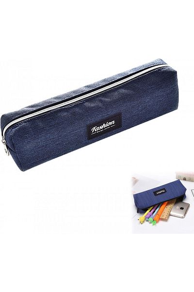 SWRCEYJH Pencil case SWRCEYJH, nylon, dark blue, 21 x 5 x 6 cm