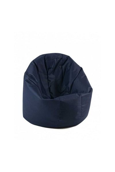 Pufrelax Fotoliu Relaxo XL, Material Impermeabil - Black & Lime Yellow
