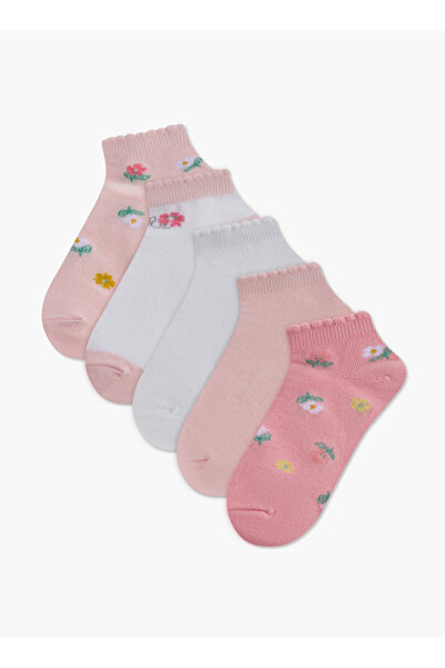 Little Missy Assorted Ankle Length Socks - Set of 5