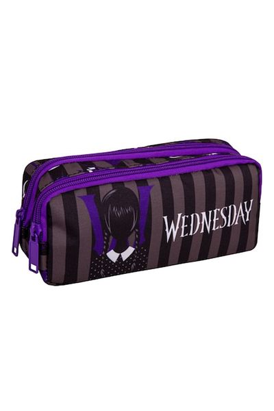 MBT Penar Tub Negru cu 2 Compartimente Mov Wednesday 21x5.5x9.5cm