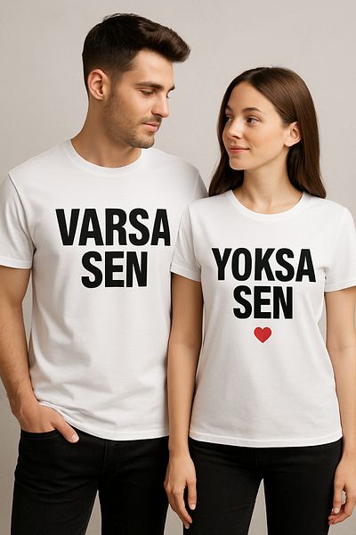 ocke If You'Re There Then You'Re There Couple Combination T-Shirt 2 T-Shirts