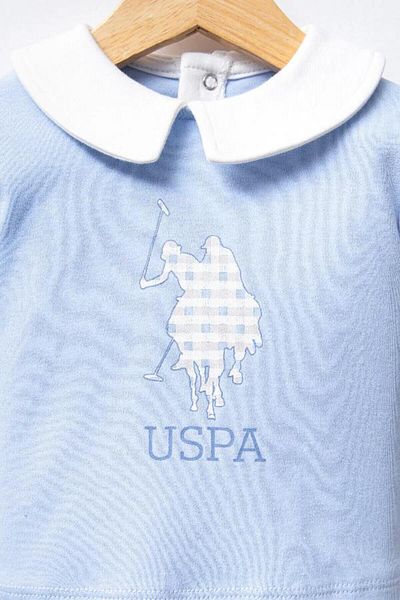 U.S. Polo Assn. Kids U.S Polo Assn Usb2260 Baby Boy 2 Piece Set
