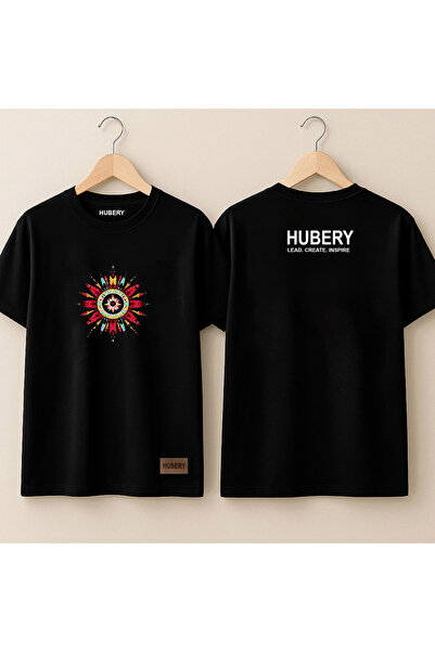 HUBERYWEAR Ανδρικό T-Shirt - 100% Βαμβάκι - T-Shirt με έθνικ σχέδιο Μάνταλα -...