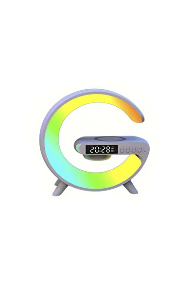 OEM Lampă LED multifuncțională 4 în 1 cu încărcare wireless, Bluetooth și afi...