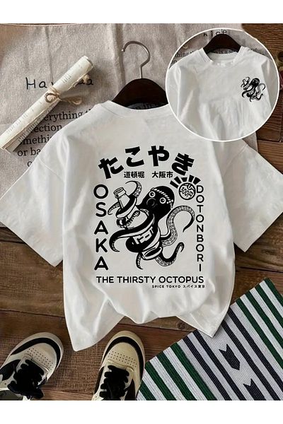 sole stories Premium Oversize Cut Short Sleeve Printed T-Shirt