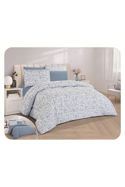 DEC29 6-piece printed bedspread for two people in multiple colors