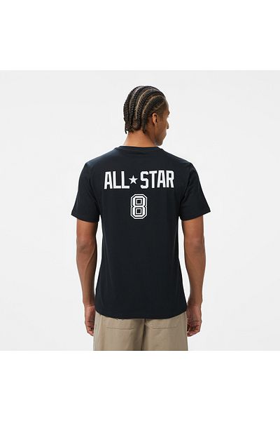 converse Retro Chuck Soccer Men's Printed Black T-Shirt