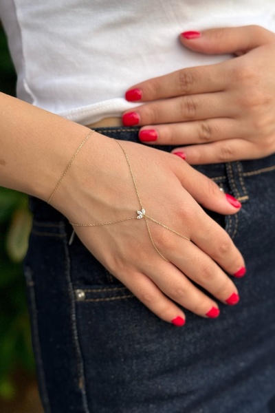 Utku Kuyumculuk 14 AYAR LOTUS FİGÜRLÜ ALTIN ŞAHMERAN