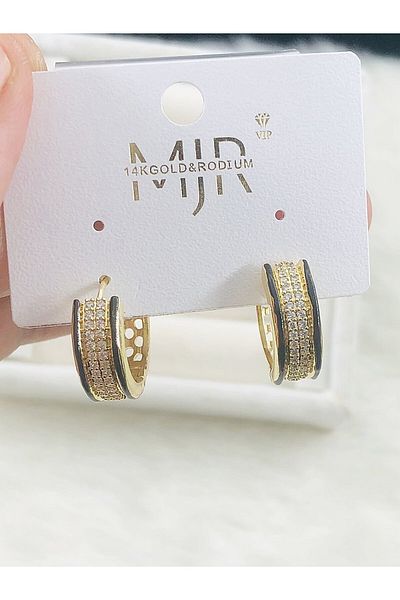 DS DİAMONDSHOP Earring Zircon Stone Model New Season Bykp-202507259