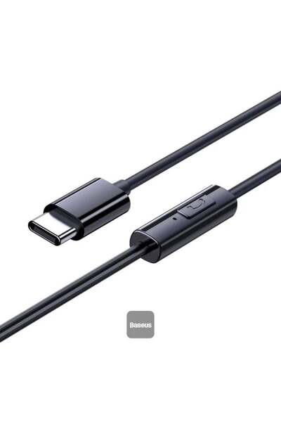 Baseus Baseus CZ11 Wired Earphones with Type-C Port - Black