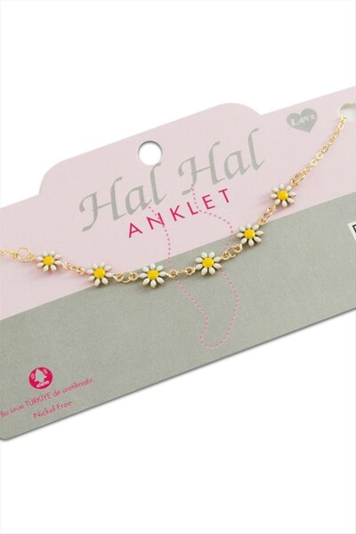 Marsilyan Papatya Mineli Anklet Ilkel-Bjt940