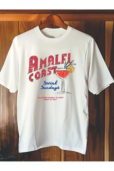 sole stories Premium Oversize Cut Short Sleeve Printed T-Shirt