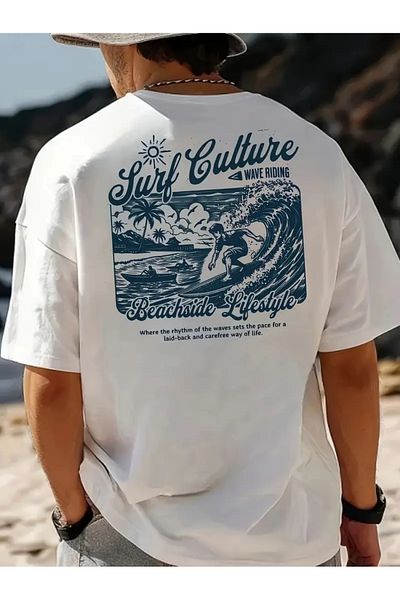 sole stories Premium Oversize Cut Short Sleeve Printed T-Shirt