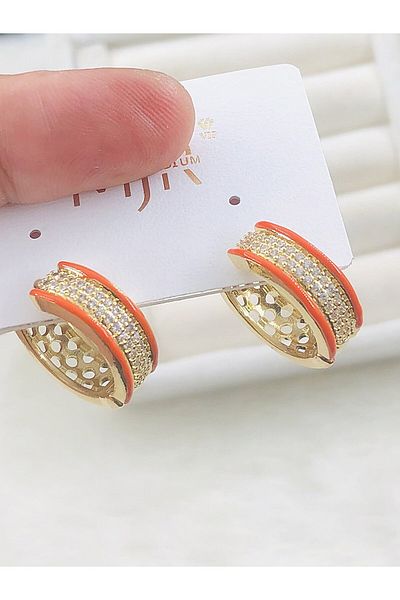DS DİAMONDSHOP Earring Zircon Stone Model New Season Bykp-202507257