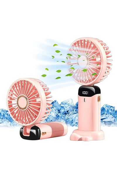 AZA TECH Ventilator Portabil cu acumulator 4200mAh , display Led