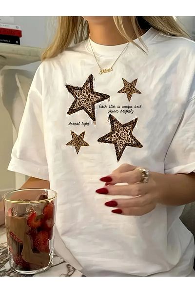 sole stories Premium Oversize Cut Short Sleeve Printed T-Shirt