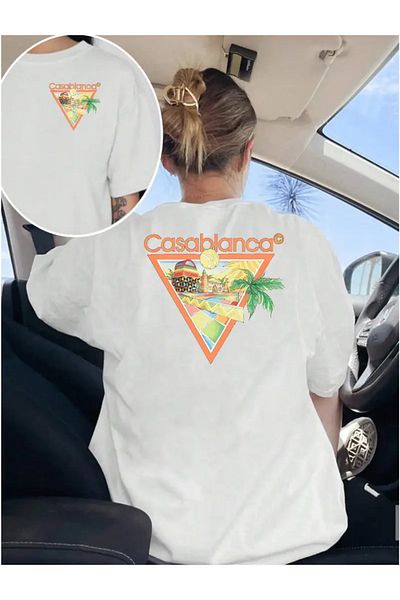 sole stories Premium Oversize Cut Short Sleeve Printed T-Shirt