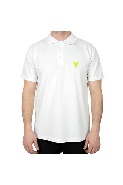 Z zepplin Tricou alb cu guler polo Yamha Neon Logo