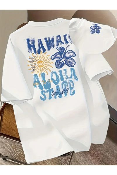 sole stories Premium Oversize Cut Short Sleeve Printed T-Shirt
