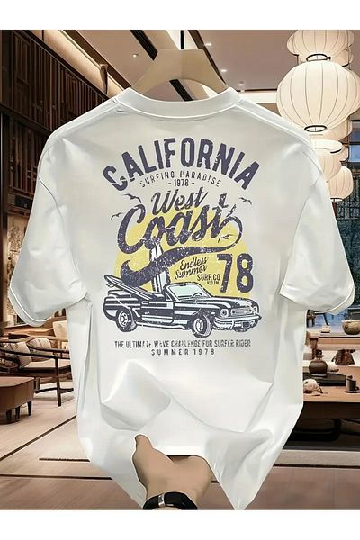 sole stories Premium Oversize Cut Short Sleeve Printed T-Shirt