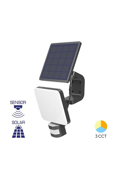 Braytron CORP SOLAR CU SENZOR W2, PT PERETE 15W, 3IN1, IP54