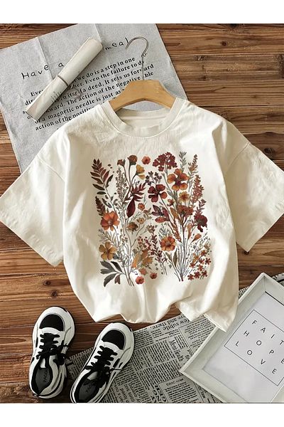 sole stories Premium Oversize Cut Short Sleeve Printed T-Shirt