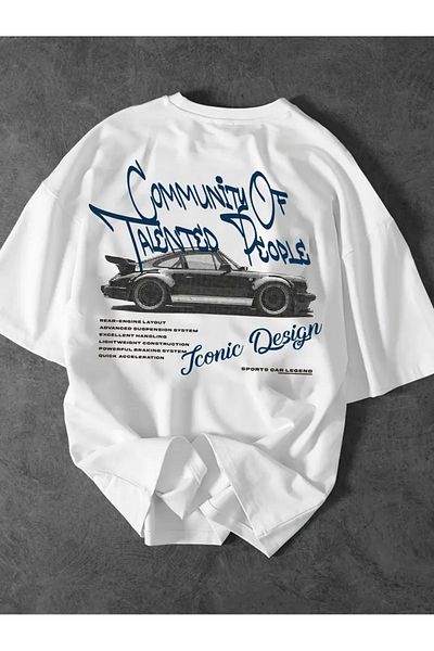 sole stories Premium Oversize Cut Short Sleeve Printed T-Shirt