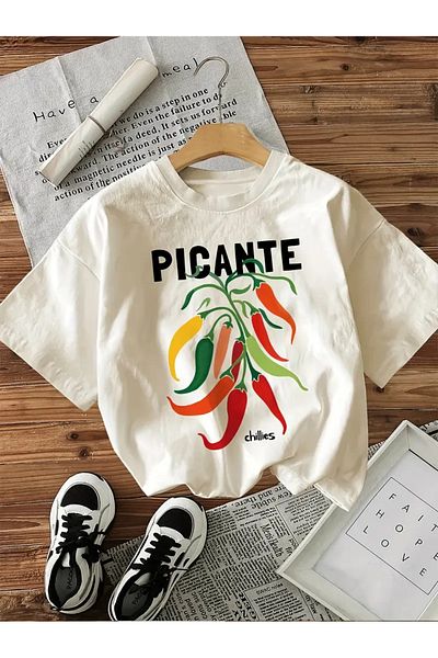 sole stories Premium Oversize Cut Short Sleeve Printed T-Shirt