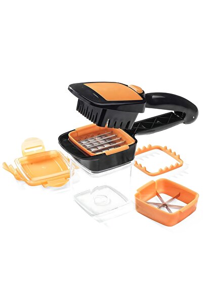 Biki مفرمة للمطبخ | مفرمة خضار ٥ في ١، مبشرة، مقطعة | قطاعة خضار متعددة الوظائف