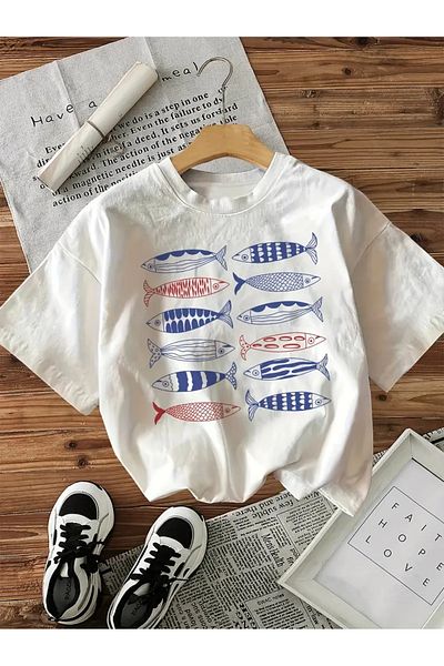 sole stories Premium Oversize Cut Short Sleeve Printed T-Shirt