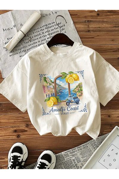 sole stories Premium Oversize Cut Short Sleeve Printed T-Shirt