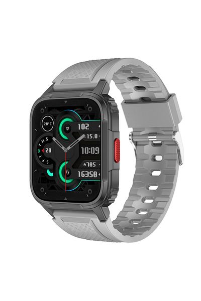 OEM Smartwatch COOSTAR® CR022, 1.95" IPS, BT 3.0+5.2 Calls, Health & Sports, Silver, Unisex