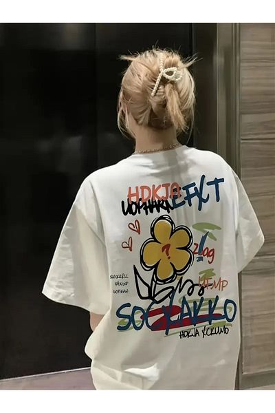 sole stories Premium Oversize Cut Short Sleeve Printed T-Shirt