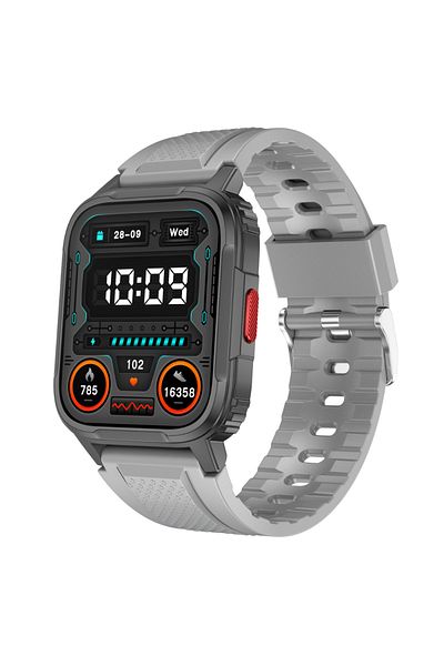 OEM Smartwatch COOSTAR® CR022, 1.95" IPS, BT 3.0+5.2 Calls, Health & Sports, Silver, Unisex
