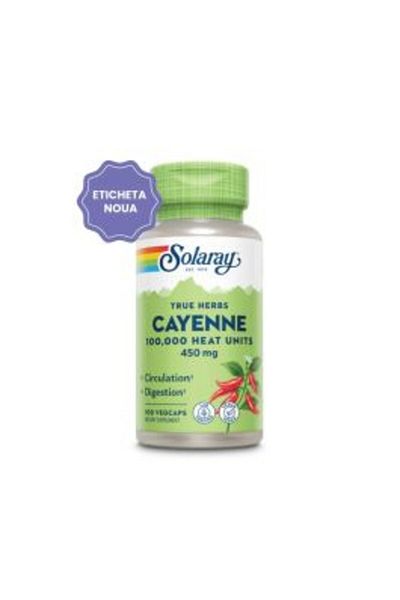 Secom Cayenne (ardei iute) 450 mg 100 capsule
