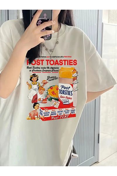 sole stories Premium Oversize Cut Short Sleeve Printed T-Shirt