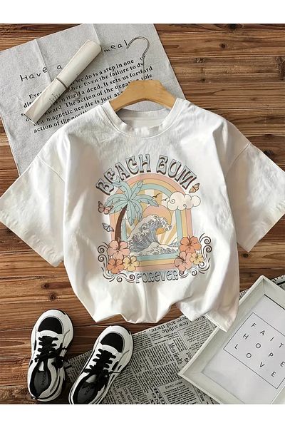 sole stories Premium Oversize Cut Short Sleeve Printed T-Shirt