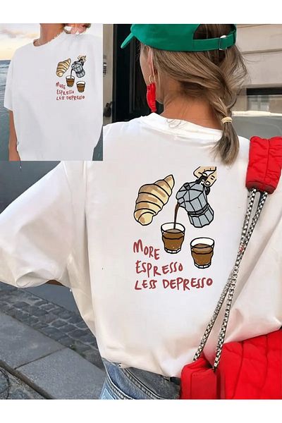 sole stories Premium Oversize Cut Short Sleeve Printed T-Shirt