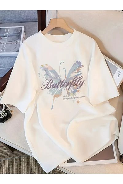 sole stories Premium Oversize Cut Short Sleeve Printed T-Shirt